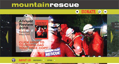 Desktop Screenshot of mountain.rescue.org.uk