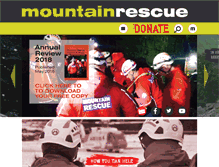 Tablet Screenshot of mountain.rescue.org.uk
