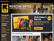 Tablet Screenshot of gifts.rescue.org